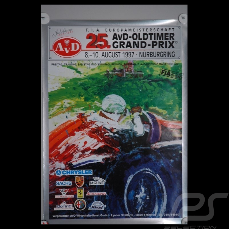 Reproduction affiche Grand Prix Oldtimer 1997 Reproduction affiche Grand Prix Oldtimer 1997