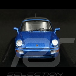 Porsche 911 Carrera 2 Targa Type 964 1991 Metallic Blue 1/43 Minichamps 940061362