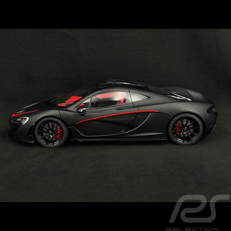 McLaren P1 2013 Noir Mat / Rouge 1/12 Autoart 12241