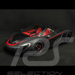 McLaren P1 2013 Mattschwarz / Rot 1/12 Autoart 12241