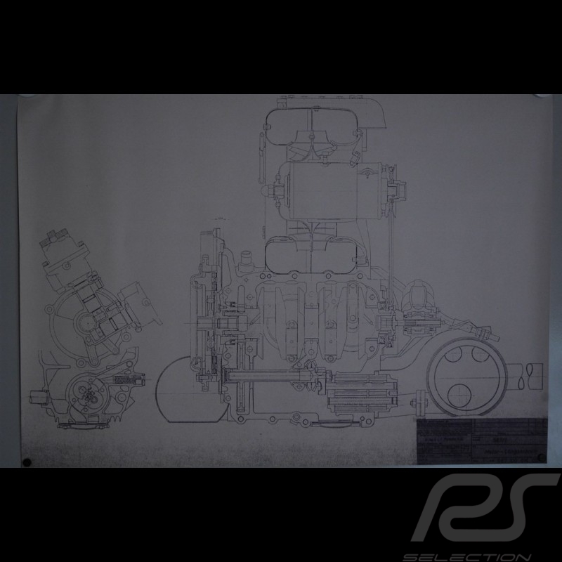 Porsche Moteur 356 1953