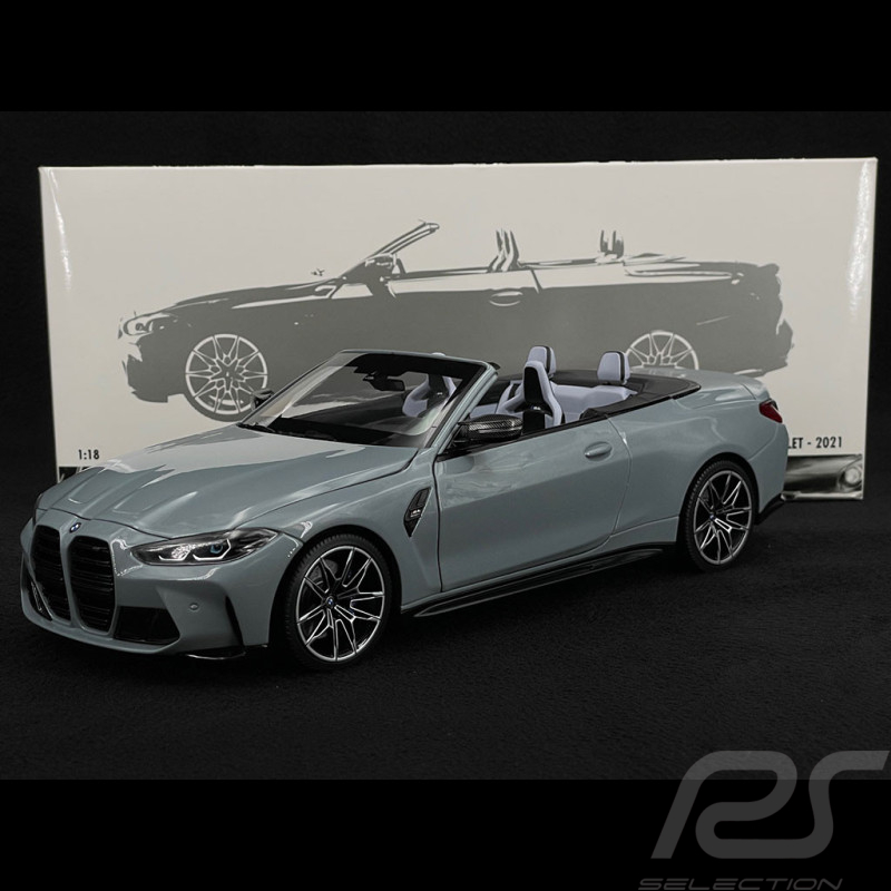 BMW M4 Cabriolet 2020 Gris Métallique 1/18 Minichamps 110021032