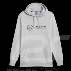 Mercedes AMG hooded sweatshirt F1 Team Petronas Puma Grey 621159-02 - men