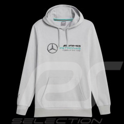Sweatshirt Mercedes AMG F1 Team Petronas à capuche Puma Gris 621159-02 - Homme