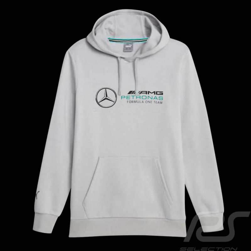 Mercedes AMG hooded sweatshirt F1 Team Petronas Puma Grey 621159-02 - men