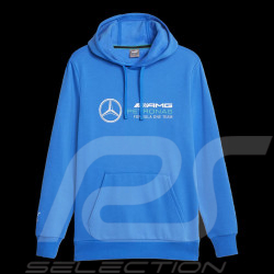 Sweatshirt Mercedes AMG F1 Team Petronas à capuche Puma Bleu Ultra 621159-08 - Homme