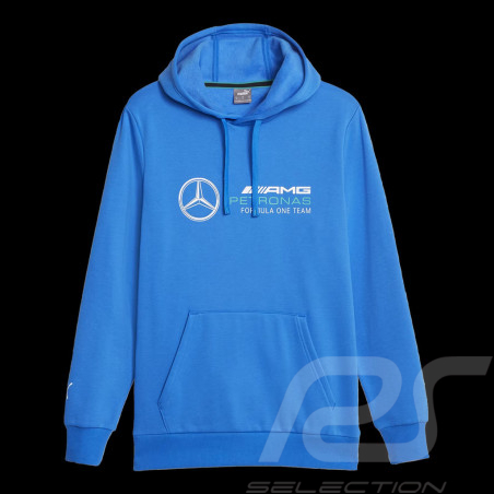Mercedes AMG Kapuzenpulli F1 Team Petronas Puma Ultrablau 621159-08 - Herren