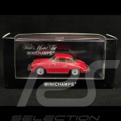 Porsche 356 B Hardtop-Coupé 1961 rouge 1/43 Minichamps 400064320