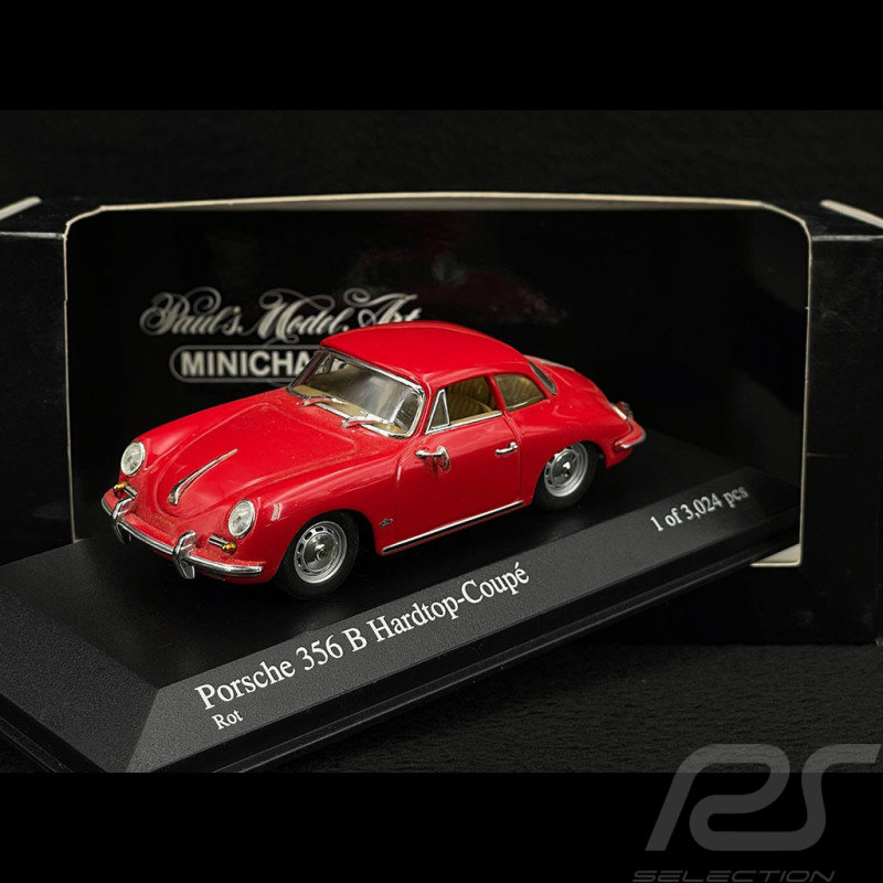 Porsche 356 B Hardtop-Coupé 1961 red 1/43 Minichamps 400064320