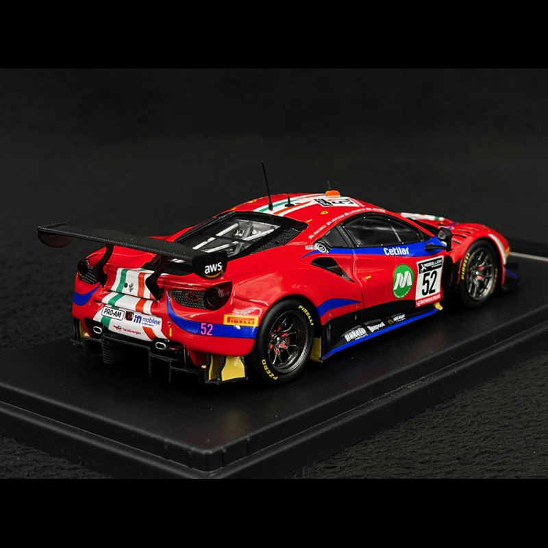 1/43 Looksmart Ferrari 296 GT3 No.52 AF Corse 2nd Bronze class 24H Spa 2024 L. Machiels – J. Machiels – A. Bertolini – T. Mosca Car Model