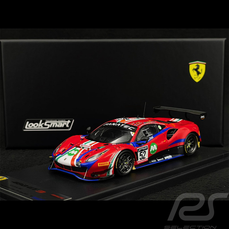 Ferrari 488 GT3 n° 52 Vainqueur 24h Spa 2022 1/43 Looksmart LSRC153