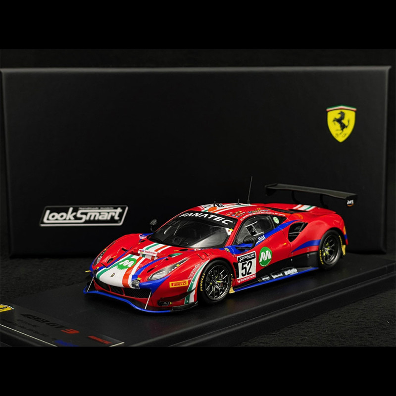 Coche De Escala 1:43 Looksmart FERRARI 488 GT3 AF CORSE 24H SPA 2022