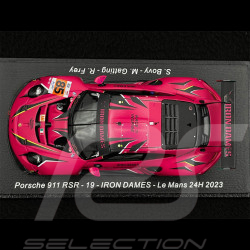 Porsche 911 RSR-19 Type 991 n° 85 Iron Dames 24h Le Mans 2023 1/43 Spark S8766