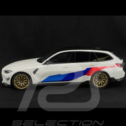 BMW M3 M-Performance Touring SW 2021 Blanc / Bleu / Rouge 1/18 Top Speed TS0490