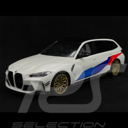 BMW M3 M-Performance Touring SW 2021 Blanc / Bleu / Rouge 1/18 Top Speed TS0490