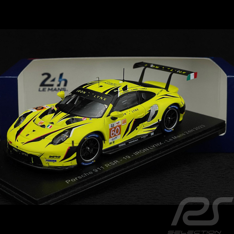 Porsche 911 RSR-19 Type 991 n° 60 24h Le Mans 2023 1/43 Spark S8763