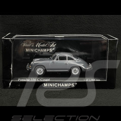 Porsche 356 C Coupe 1963 Gris Ardoise 1/43 Minichamps 430062324