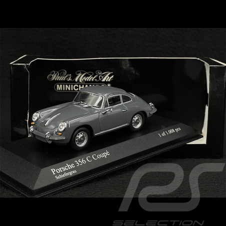 Porsche 356 C Coupe 1963 Slate Grey 1/43 Minichamps 430062324