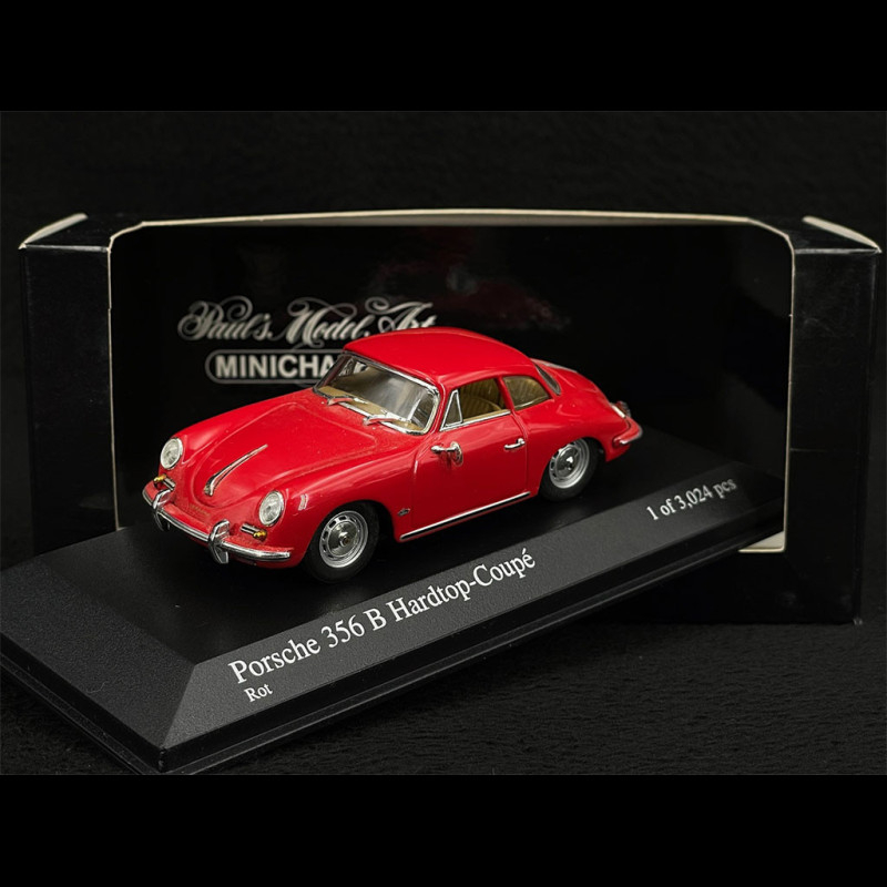 Minichamps 1/43 PORSCHE 356 B Coupe 1961 (シルバー） - ミニカー