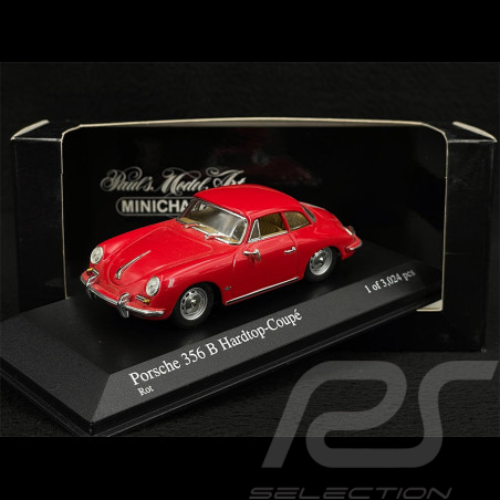 Porsche 356 B Coupe 1961 Rouge Signal 1/43 Minichamps 400064320