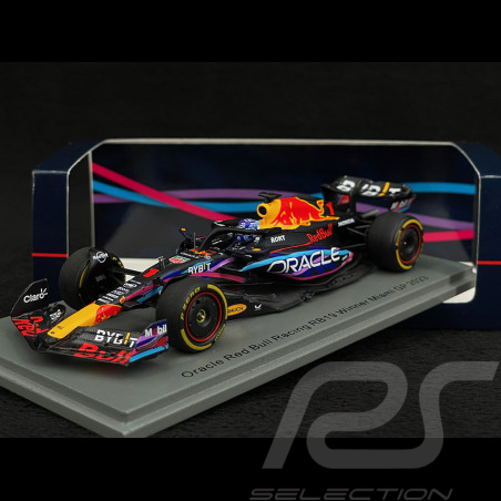 Max Verstappen Red Bull RB19 n° 1 Vainqueur GP Miami 2023 F1 1/43 Spark S8580