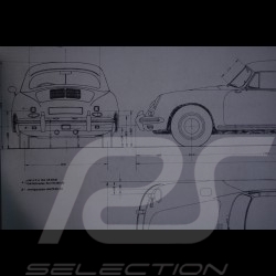 Reproduction Blueprint Porsche 356 B Cabriolet 1961 