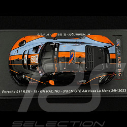 Porsche 911 RSR-19 Type 991 n° 86 24h Le Mans 2023 1/43 Spark S8767