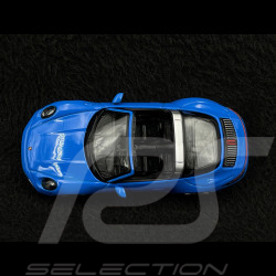Porsche 911 Targa 4S Cabriolet Type 992 2020 Bleu Requin 1/64 Mini GT MGT00610-L