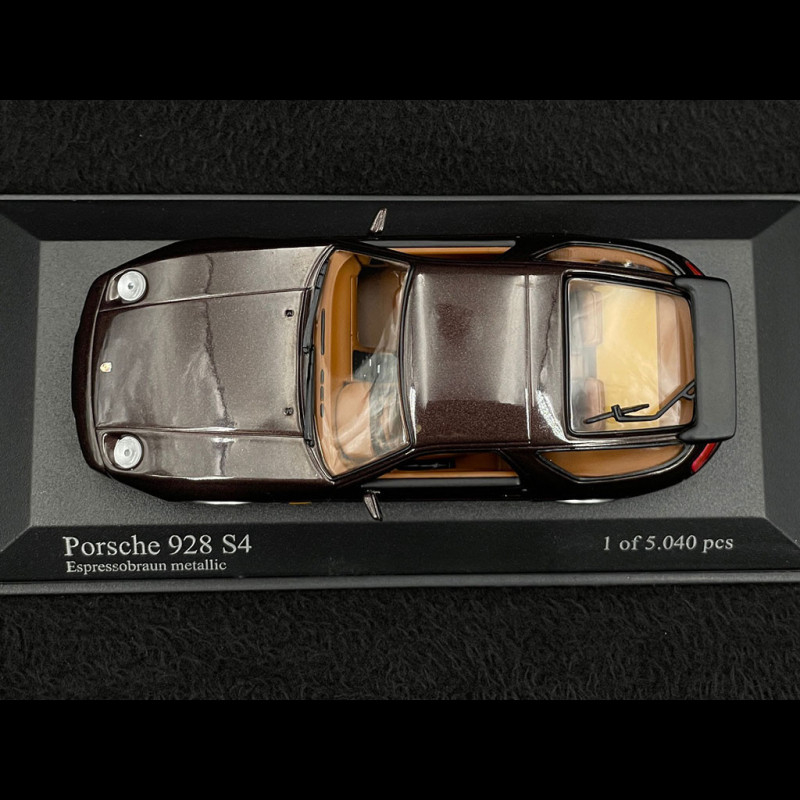 Porsche 928 S4 brown espresso 1991 1/43 Minichamps 400062420