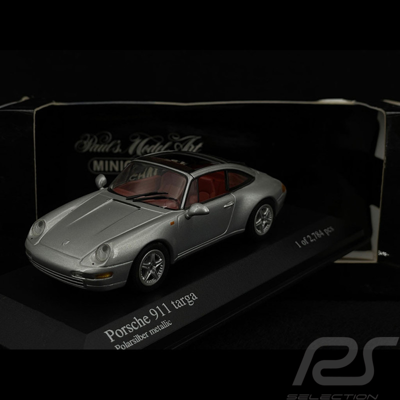Porsche 911 type 993 Targa 1995 Polar silver 1/43 Minichamps 430063064