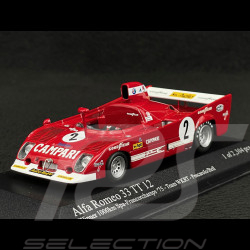 Alfa Romeo 33 TT 12 n° 2 Vainqueur 1000Km Spa-Francorchamps 1975 1/43 Minichamps 400751202