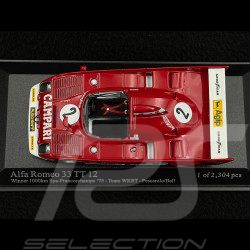 Alfa Romeo 33 TT 12 n° 2 Vainqueur 1000Km Spa-Francorchamps 1975 1/43 Minichamps 400751202