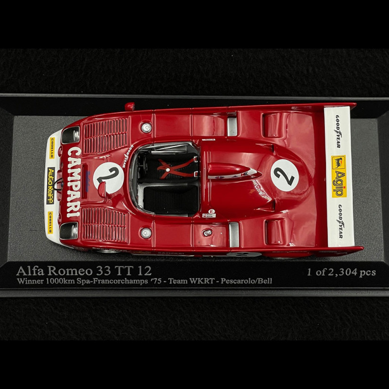 1975 Alfa Romeo 33tt12, 24 Hours Of Le Mans / Imsa, Brumm, Italy, 1/43