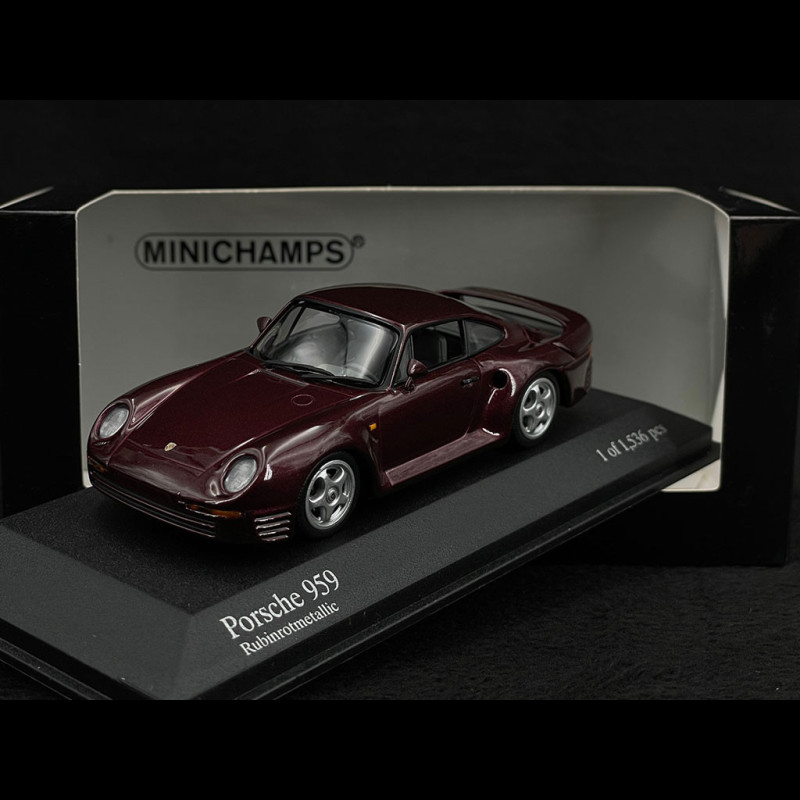 Porsche 959 Rouge 1987 - Minichamps 1/43 - Collection Neuve
