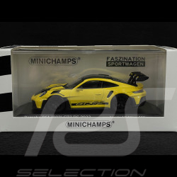 Porsche 911 GT3 RS Type 992 Weissach Package 2023 Jaune Racing 1/43 Minichamps 413062116