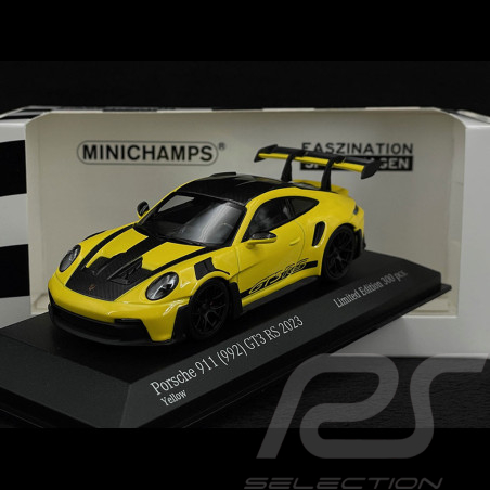Porsche 911 GT3 RS Type 992 Weissach Package 2023 Racinggelb 1/43 Minichamps 413062116