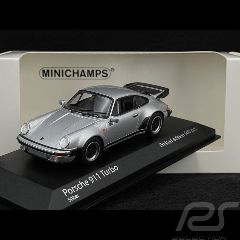 Porsche 911 Turbo Type 930 1977 Argent 1/43 Minichamps 943069006