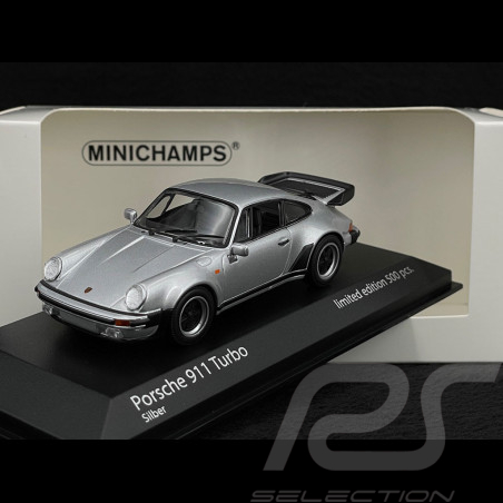 Porsche 911 Turbo Type 930 1977 Silber 1/43 Minichamps 943069006