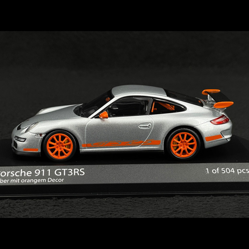 Porsche 911 (997) GT3 RS – Argent – 1/43 – Make-Up Eidolon EM710C