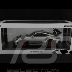 Porsche 911 GT3 RS Type 992 2023 Eisgrau Metallic 1/18 Minichamps 153062241