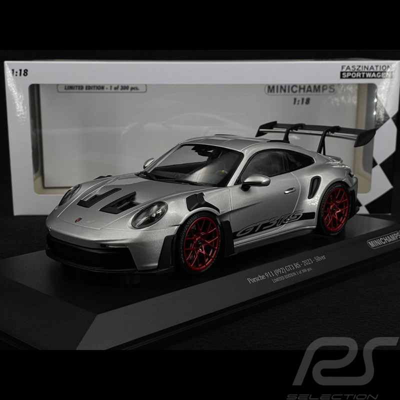 Porsche 911 GT3 RS Type 992 2023 Eisgrau Metallic 1/18 Minichamps 153062241