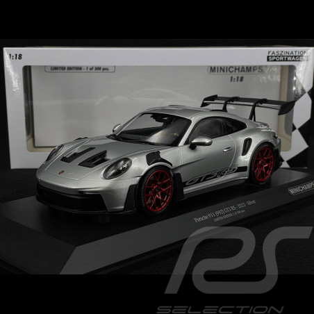 Porsche 911 GT3 RS Type 992 2023 Eisgrau Metallic 1/18 Minichamps 153062241