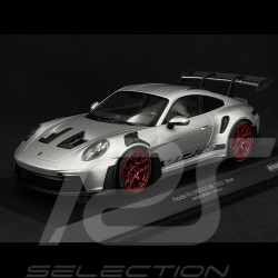 Porsche 911 GT3 RS Type 992 2023 Eisgrau Metallic 1/18 Minichamps 153062241