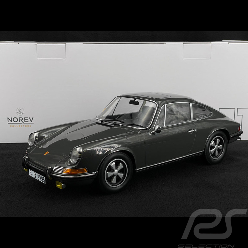 Porsche 911 S 1968 Steve McQueen / Film Le Mans Gris Ardoise 1/12 Norev 127513