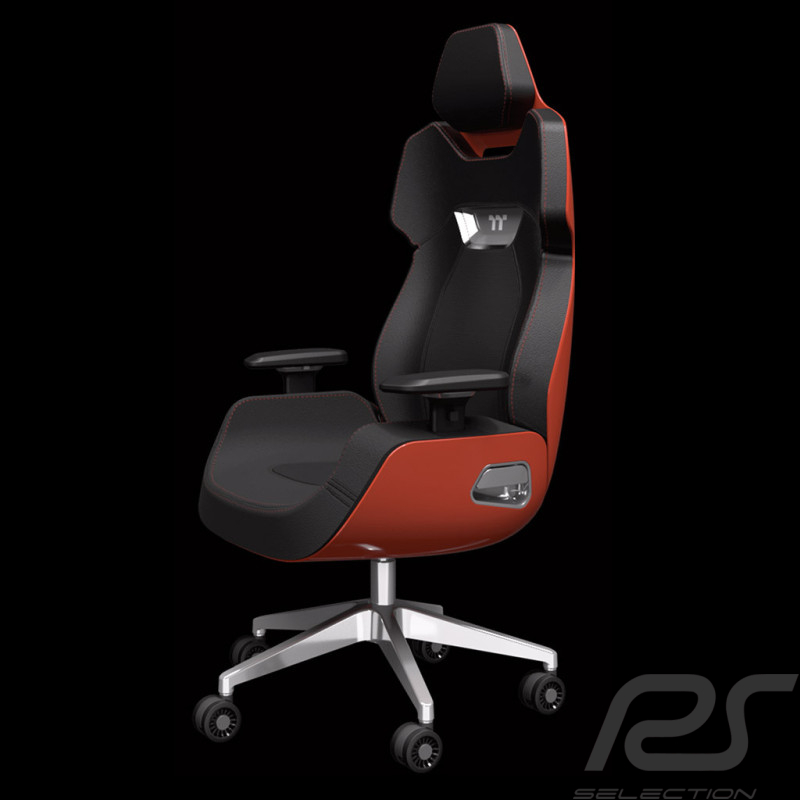 Bürostuhl / Gaming-Stuhl Design by Studio F.A. Porsche Leder / Aluminium Orange ARGENT E700
