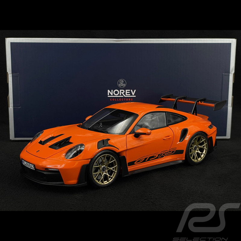 Porsche 911 GT3 RS Type 992 2022 Gulforange 1/18 Norev 187360