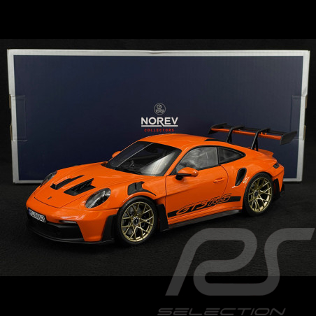 Porsche 911 GT3 RS Type 992 2022 Gulforange 1/18 Norev 187360