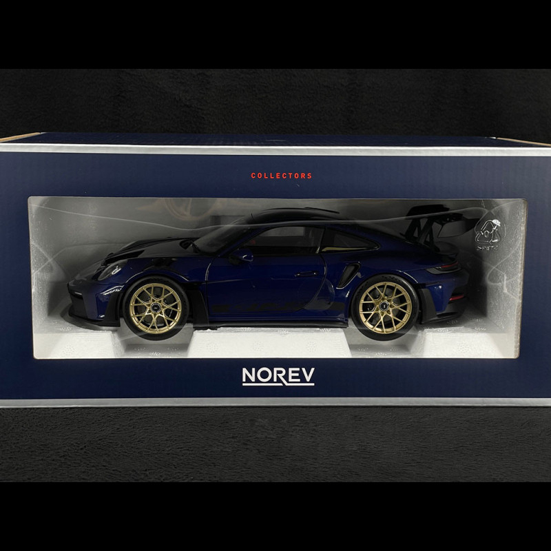 Porsche 911 GT3 RS Type 992 2022 Gentian Blue Metallic 1/18 Norev 187363