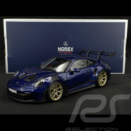 Porsche 911 GT3 RS Type 992 2022 Enzianblau Metallic 1/18 Norev 187363