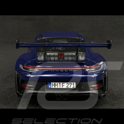 Porsche 911 GT3 RS Type 992 2022 Bleu Gentiane Métallique 1/18 Norev 187363